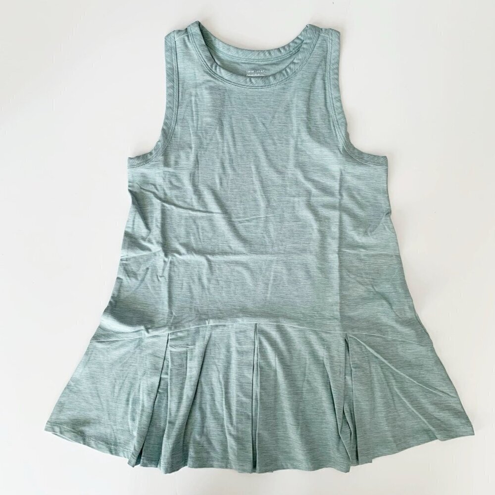 NEW Hanna Andersson Girl Active MadeForSun Solid Dress 6-7 years